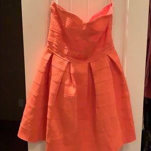 Gorgeous Strapless coral dress